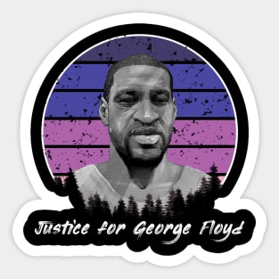 Justice for George Floyd Sticker